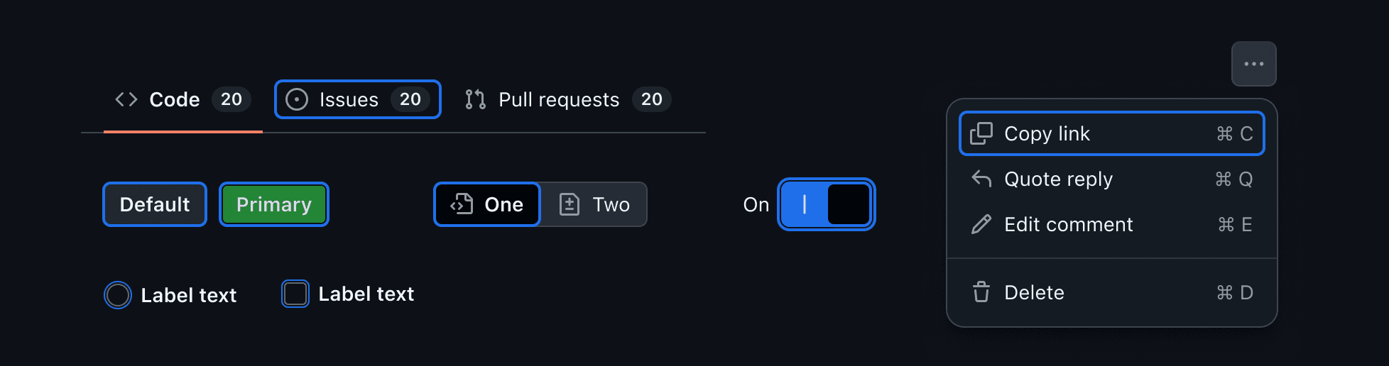 GitHub global focus styles